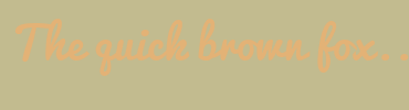 Image with Font Color E3B276 and Background Color C2BB8F